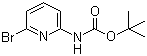 结构式 CAS# 344331-90-4, 6-溴-2-叔丁氧羰基氨基吡啶