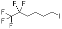 structure of CAS# 344452-10-4, 1,1,1,2,2-Pentafluoro-6-iodohexane;5,5,6,6,6-Pentafluoro-1-iodohexane