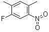 1-Fluoro-2,4-dimethyl-5-nitrobenzene molecular structure (CAS 345-22-2)