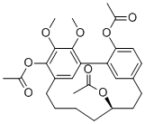 结构式 CAS# 34509-52-9, 三乙酸杨梅醇酯