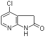 结构式 CAS# 346599-62-0, 4-氯-1H-吡咯并[2,3-b]吡啶-2(3H)-酮