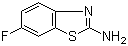 structure of CAS# 348-40-3, 2-Amino-6-fluorobenzothiazole;6-Fluoro-2-benzothiazolamine
