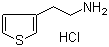 structure of CAS# 34843-84-0, 3-Thiopheneethanamine hydrochloride;2-(3-Thienyl)ethanamine hydrochloride; 2-(Thien-3-yl)ethylamine hydrochloride; 2-(Thiophen-3-yl)ethanamine hydrochloride