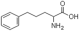 结构式 CAS# 34993-02-7, 2-氨基-5-苯基戊酸