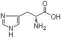 structure of CAS# 351-50-8, D-Histidine;D-2-Amino-3-(4-imidazolyl)propionic acid