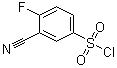 结构式 CAS# 351003-23-1, 4-氟-3-氰基苯磺酰氯