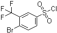 结构式 CAS# 351003-47-9, 4-溴-3-(三氟甲基)苯磺酰氯