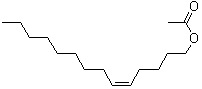 structure of CAS# 35153-13-0, (Z)-5-Tetradecen-1-ol acetate