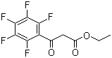 结构式 CAS# 3516-87-8, 五氟苯甲酰乙酸乙酯