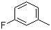 structure of CAS# 352-70-5, 3-Fluorotoluene;1-Fluoro-3-methylbenzene; m-Fluorotoluene