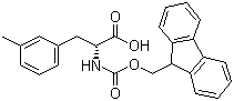 结构式 CAS# 352351-64-5, N-芴甲氧羰基-3-甲基-D-苯丙氨酸