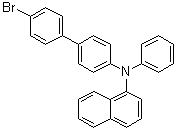 结构式 CAS# 352359-42-3, 4-[N-(1-萘基)-N-苯基氨基]-4'-溴联苯