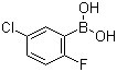 结构式 CAS# 352535-83-2, 5-氯-2-氟苯硼酸