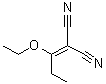 structure of CAS# 35260-96-9, (1-Ethoxypropylidene)malononitrile;2-(1-Ethoxypropylidene)malononitrile; NSC 27796; alpha-Cyano-beta-ethyl-beta-ethoxyacrylonitrile
