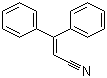 structure of CAS# 3531-24-6, 3,3-Diphenylacrylonitrile;beta-Phenylcinnamonitrile