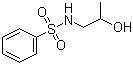 结构式 CAS# 35325-02-1, N-(2-羟丙基)苯磺酰胺