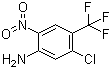 结构式 CAS# 35375-74-7, 5-氯-2-硝基-4-(三氟甲基)苯胺