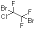 structure of CAS# 354-51-8, 1-Chloro-1,2-dibromo-1,2,2-trifluoroethane;1,2-Dibromo-1-chloro-1,2,2-trifluoroethane