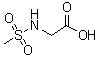 结构式 CAS# 35688-18-7, N-(甲基磺酰基)甘氨酸