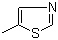 structure of CAS# 3581-89-3, 5-Methylthiazole