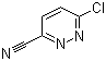 结构式 CAS# 35857-89-7, 6-氯哒嗪-3-甲腈; 3-氰基-6-氯哒嗪