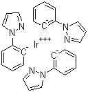 结构式 CAS# 359014-72-5, 三(1-苯基吡唑)合铱