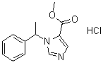structure of CAS# 35944-74-2, Metomidate hydrochloride;NSC 168403