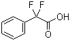 结构式 CAS# 360-03-2, alpha,alpha-二氟苯乙酸