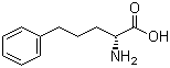 structure of CAS# 36061-08-2, D-2-Amino-5-phenylpentanoic acid;(R)-2-Amino-5-phenylpentanoic acid