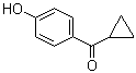 结构式 CAS# 36116-18-4, 环丙基(4-羟基苯基)甲酮