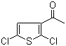 结构式 CAS# 36157-40-1, 2,5-二氯-3-乙酰基噻吩; 3-乙酰-2,5-二氯噻吩