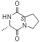 (3S,8aS)-Hexahydro-3-methylpyrrolo[1,2-a]pyrazine-1,4-dioneNumbers: 61949-27-7 molecular structure (CAS 36357-32-1)