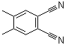 structure of CAS# 36360-43-7, 4,5-Dimethyl-1,2-benzenedicarbonitrile;1,2-Dicyano-4,5-dimethylbenzene; 4,5-Dimethylphthalonitrile