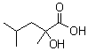 结构式 CAS# 3639-23-4, 2-羟基-2,4-二甲基戊酸