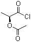 结构式 CAS# 36394-75-9, (S)-(-)-2-乙酰氧基丙酰氯