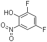 结构式 CAS# 364-31-8, 2,4-二氟-6-硝基苯酚