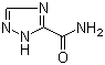 结构式 CAS# 3641-08-5, 2H-1,2,4-三氮唑-3-甲酰胺