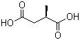 结构式 CAS# 3641-51-8, (R)-(+)-甲基丁二酸; (R)-(+)-甲基琥珀酸