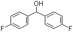 structure of CAS# 365-24-2, 4,4'-Difluorobenzhydrol;Bis(4-fluorophenyl)methanol