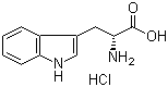 D-Tryptophan monohydrochloride molecular structure (CAS 36760-44-8)