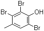结构式 CAS# 36776-51-9, 2,3,6-三溴-4-甲基苯酚; 2,3,6-三溴对甲酚
