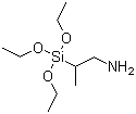 (2-氨基异丙基)三乙氧基硅烷分子结构 (CAS 36957-84-3)