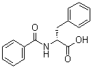 结构式 CAS# 37002-52-1, N-苯甲酰基-D-苯丙氨酸