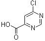 结构式 CAS# 37131-91-2, 6-氯-4-嘧啶甲酸