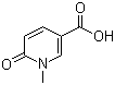 structure of CAS# 3719-45-7, 1-Methyl-6-oxo-1,6-dihydropyridine-3-carboxylic acid;1-Methyl-6-oxo-1,6-dihydro-3-pyridinecarboxylic acid