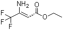 3-氨基-4,4,4-三氟巴豆酸乙酯分子结构 (CAS 372-29-2)