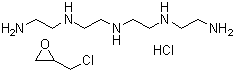 结构式 CAS# 37296-80-3, 盐酸考来替泊; N'-(2-氨基乙基)-N-[2-(2-氨基乙基氨基)乙基]乙二胺 2-(氯甲基)环氧乙烷盐酸盐