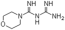 结构式 CAS# 3731-59-7, 吗啉胍; N-(2-胍基-亚胺甲基)-吗啉