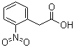 结构式 CAS# 3740-52-1, 2-硝基苯乙酸; 邻硝基苯乙酸