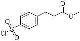 结构式 CAS# 374537-95-8, 3-(4-磺酰氯)苯丙酸甲酯